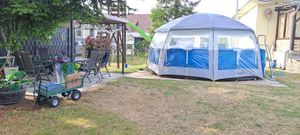 Tenda copertura piscina 600x600x295 B58612 53387 Foto del cliente 1