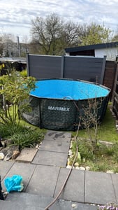 Marimex Florida Pool Ø 305x91 cm effetto rattan Foto del cliente 1