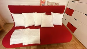 Gentle North Kopfkissen 30×50 – 6er-Set weiche Deko- & Sofakissen mit Reißverschluss, vielseitig einsetzbar und waschbar bis 60 °C, weiß Kunden-Foto 1