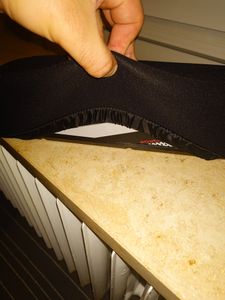Prophete 0405 Akku-Schutzhülle für Blaupunkt Downtube aus Neopren-Material, zum Schutz vor Wasser und Schmutz Kunden-Foto 2