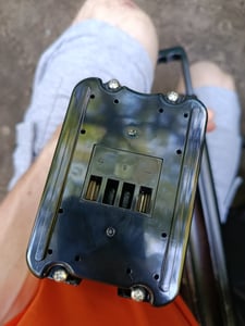 Batteria da sella per e-bike 24V 15Ah argento Foto del cliente 2