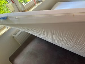 10cm Ergonomische 7-Zonen Kaltschaum Matratzenauflage Matratzentopper Matratzenschoner Topper - H2 - (160 x 200 cm) - Träumegut24 Kunden-Foto 11