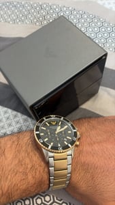 Herrenuhr EMPORIO ARMANI AR11360 aus Edelstahl, sportlich. Kunden-Foto 1