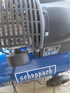 Scheppach Druckluft Kompressor HC52DC | 2200W | 50L Kessel | 8bar Druck | Ansaugleistung 412L/min | Druckminderer | ölgeschmiert | Doppelzylinder Kunden-Foto 1