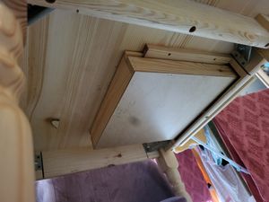 Weißer Runder Tisch II aus massivem Kiefernholz mit lackierter Tischplatte 90 cm Kunden-Foto 6