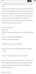Nesprávný popis produktu