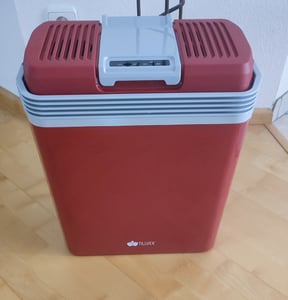 tillvex Kühlbox elektrisch 24L Anthrazit | Mini-Kühlschrank 230 V und 12 V für KFZ Auto Camping | kühlt & wärmt | ECO-Modus Kunden-Foto 1