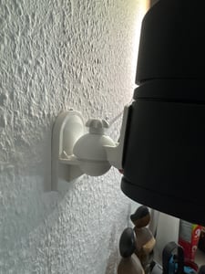 2x ARLI Wandhalter für Lautsprecher schwarz I Universal Wandhalterung neigbar & drehbar Boxen Wand Halter Halterung Kunden-Foto 1