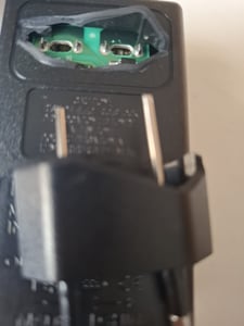 Akku-Rasentrimmer 21V mit 2 Batterien, Freischneider, Motorsense, mit Akku und Ladegerät, Teleskop-Stiel & Zusatzhandgriff, Faltbares Modell, Rot Kunden-Foto 15