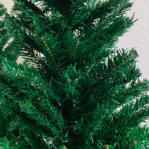 COSTWAY, 180 cm kunstkerstboom, kerstboom met metalen voet, kerstboom met PVC-takken, groene kunstkerstboom Klantenfoto 5