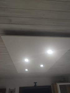 4x 12W LED orientable spot encastrable panneau plafonnier spot encastrable plafonnier, blanc froid Photo du client 1