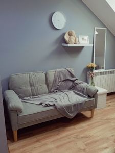 BEALIFE Divano a 2 posti con vano laterale | Rivestimento delicato sulla pelle e struttura solida | 145 x 77 x 77 cm | Verde, AR71 Foto del cliente 3