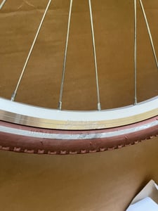Bergsteiger Amsterdam Damenfahrrad 28 Zoll, mit Korb, Licht, Rücktrittbremse, Rahmenhöhe 48 cm, Hollandrad im Retro-Design, Farbe Weiß Kunden-Foto 2
