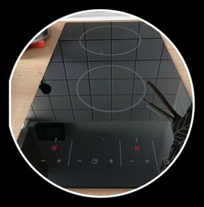 KKT KOLBE Doppel Glaskeramikkochfeld 30 cm Autark | Glaskeramik | 3 kW | 2 Zonen | 9 Stufen | Rahmenlos | Timer | Restwärmeanzeige | Tastensperre | KF293 Kunden-Foto 2