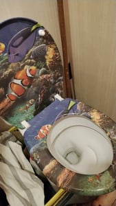 LZQ Univerzální velikost WC sedátka Softclose WC sedátko s antibakteriálním tvrdým plastovým sedátkem Softclose, sladkovodní okrasné ryby Fotografie od zákazníka č. 1