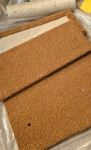 PawHut Katzentreppe 3-stufige Haustiertreppe mit Kratzsäulen Ball Hundetreppe Tiertreppe für Katzen bis 5 kg Plüsch Jute Grau 45 x 40 x 48 cm Kunden-Foto 2