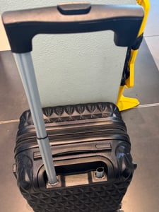 Handgepäck Koffer Trolley Handgepäckkoffer Reiskoffer Hartschale Bordgepäck Leicht Erweiterbar Dehnfuge Kunden-Foto 3