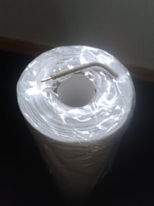 10 m x 60 cm Tapeten einfarbig uni pastellfarben schlamm hellgrau 3000-S Art. 3106 selbstklebend verschiedene Trendfarben Tapete Folie abwischbar Kunden-Foto 3