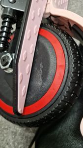 Elektroscooter S2 Schwarz Elektro Roller Für Kinder mit LED-Lichtern, Klappbar Elektroroller Für Kinder 6-12 Jahren,  130W, E Roller Kinder Geschenk Kunden-Foto 1
