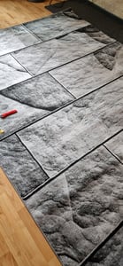 Carpetsale24 Tappeto Moderno per Soggiorno Motivo 3D a Parete Pelo Corto Morbido e Facile da Pulire, Dimensioni: 240x340 cm Foto del cliente 1