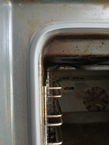 Dichtungsgummi mit 4x Haken passend wie Bosch 00754066 Türdichtung für Backofen Herd Kunden-Foto 1
