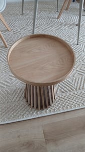 Teppich Wohnzimmer Kurzflor Skandi Boho Muster Geometrisch Einfarbig Grösse 160x220 cm Kunden-Foto 1