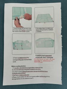 Laufstall Baby mit Matratze, Laufgitter Baby 200x180cm XXL, Playpen aus 600D Oxford Gewebe, mit Atmungsaktivem Netz, 50 Bälle Bunt, Tragetasche, Grau Kunden-Foto 3