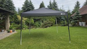 tillvex Pavillon 3x3m imperméable blanc + 4 sacs de sable | Pop-Up Pavillon pliable stable & réglable en hauteur | Tente de jardin protection UV 50+ | Tente de réception avec sac pour le jardin Photo du client 1