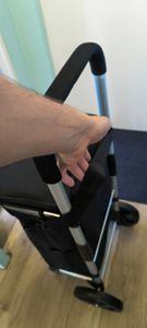AREBOS 3in1 Einkaufstrolley 56L Schwarz | Klappbar, Kühlfach & Rollen Kunden-Foto 9