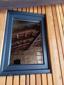 Framex Kellerfenster innen Weiß/außen Anthrazit BxH 100x50cm (1000x500mm) 2fach (32mm) Dreh Kipp DIN Rechts - Kunststofffenster Premium Fenster - Alle Größen Kunden-Foto 1