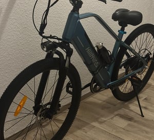 HillMiles E Bike, e-bike da trekking con sensore di coppia e freni idraulici, batteria rimovibile da 36V 13AH fino a 100KM, 25 km/h, Mile Trail Foto del cliente 5