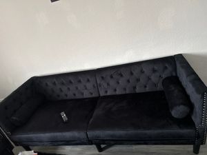 vidaXL 2-częściowa sofa Chesterfield z poduszkami z ciemnozielonego aksamitu Zdjęcie produktu od klienta nr 1