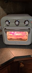 Ariete 4636/00, Heteluchtfriteuse, 7 liter, 200 °C, Vrijstaand, Zwart, Bediening via touchscreen Klantenfoto 2