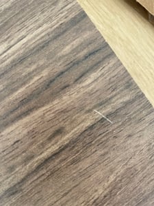 Skye Decor, Sable - Travertine, Walnut, stolik kawowy, trawertyn, płyta wiórowa pokryta w 100% melaminą, 119 x 60 x 40 cm Zdjęcie produktu od klienta nr 21
