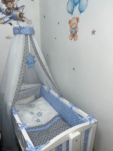 Baby-Delux Wiegenset Bettwäsche Set 6-tlg für Babywiege Prince (ohne Wiege) Kunden-Foto 1