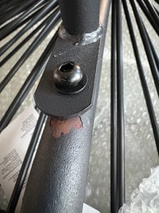 Outsunny Ratten Beistelltisch, Runder Bistrotisch Gartentisch, für Terrasse Kunden-Foto 1