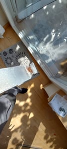 Wózek transportowy Matrix o pojemności 100 litrów, udźwig 250 kg, koła pneumatyczne, plastikowa wanna, różowa rama, ocynkowana Zdjęcie produktu od klienta nr 3