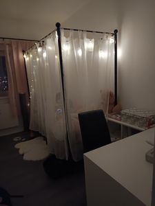 vidaXL Himmelbett Schwarz Metall 180x200 cm Kunden-Foto 1