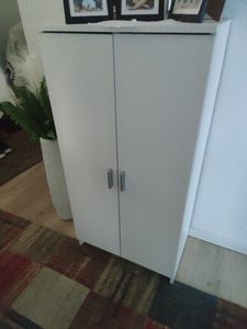 Schuhschrank >Elvira< in Weiß - 54.6x108.4x35.3cm (BxHxT) Fotografie od zákazníka č. 1
