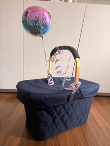 reisenthel Einkaufskorb Tasche Korb carrybag frame leo nero BK7081 + Cover Kunden-Foto 1