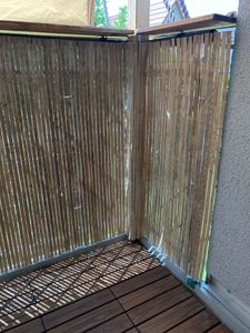 Sol Royal Clair Brillant Premium Bambou Brise-vue 150 haut SolVision B99 Photo du client 2