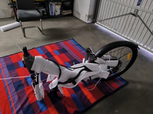 Runetic Ebike, City e-bikes & Dutch e-bikes, 250W Motor, herausnehmbarer 36V 13Ah Akku, bis zu 100 km Reichweite, 7 Gänge, 25 km/h, Grau Kunden-Foto 5