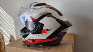 Casque Scorpion Exo-1500 Air Arena, blanc/rouge/noir, L (59/60) Photo du client 1