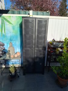 Kreher Kunststoffschrank 'STAR' mit 3 Einlegeböden in Schwarz Kunden-Foto 1