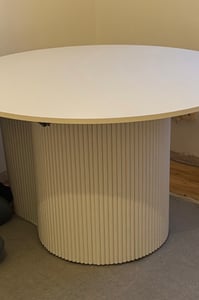 Esstisch Vicco Calero Schwarz 120-200 x 60 cm ausziehbar, Model 58424 Kunden-Foto 1