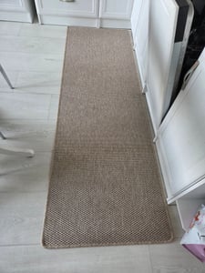 Teppich-Läufer auf Maß Kalkutta Sisaloptik Beige Breite: 80 cm, Länge: 200 cm Kunden-Foto 2