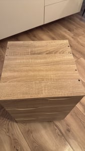 FineBuy Kontajner na kolieskach Sonoma z dreva 40x60x40 cm, zásuvková skriňa, kancelársky kontajner, kontajner pod stôl so štyrmi zásuvkami, kancelársky kontajner Fotografia od zákazníka č. 2