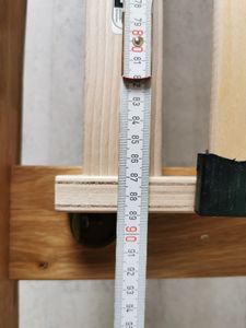 Max NV MZV  Lattenrost zur Selbstmontage mit 28 Leisten, durchgehender Holm, SÜD GS, Größe: 90x200 Kunden-Foto 2