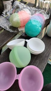 12 Stück Wasserbomben Wiederverwendbar, Wasserbombe, Selbstdichtende Silikon Wasserballons, Kinder Wasserspielzeug Kunden-Foto 1