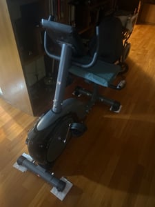 Zipro Liegeheimtrainer Vision – magnetický fitness bicykel s operadlom, 7 kg záťažová hmotnosť – sedací trenažér pre seniorov, rehabilitácia, tichý recumbent bike Fotografia od zákazníka č. 4
